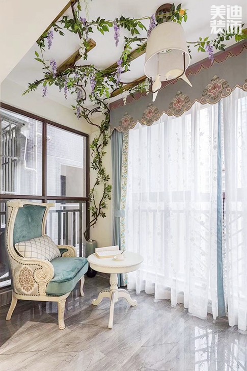 江南世界156㎡歐式案例實拍-陽臺