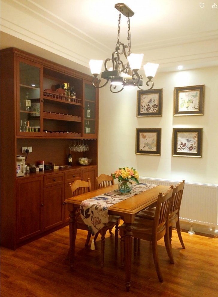 圣地亞哥148㎡美式案例實拍-餐廳