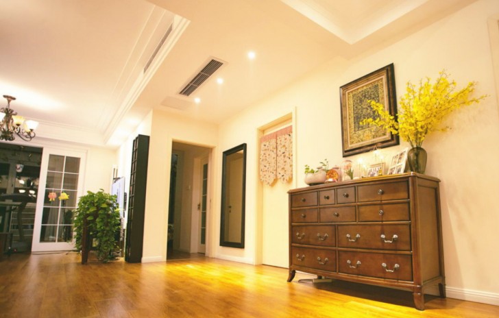 圣地亞哥148㎡美式案例實拍-客廳