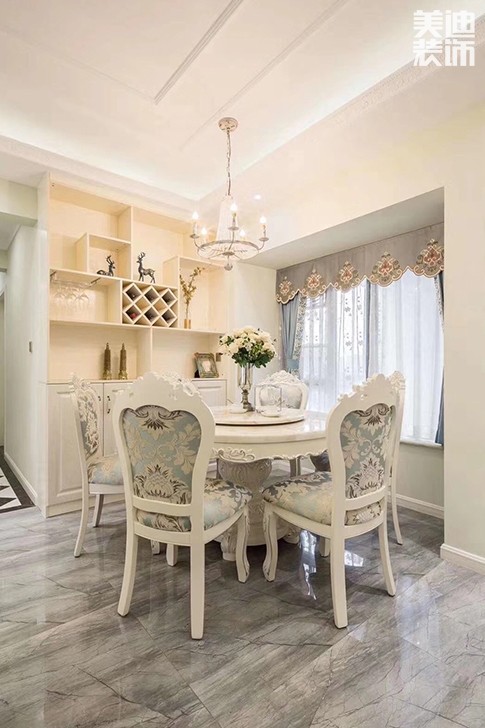 江南世界156㎡歐式案例實拍-餐廳