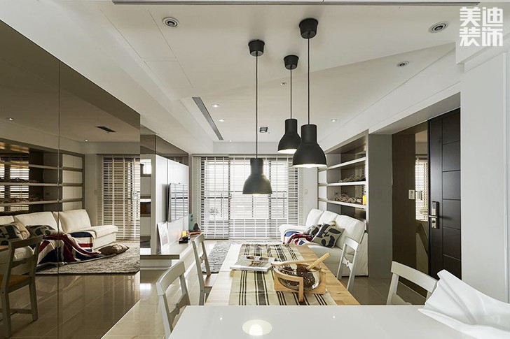 辰河世家110㎡北歐風格-餐廳