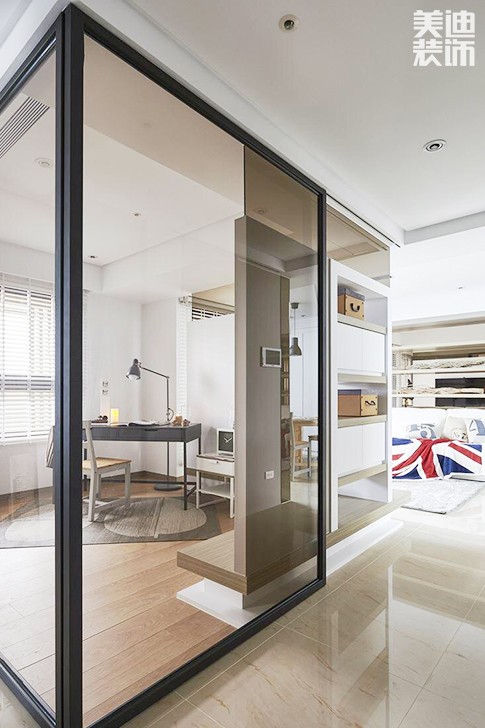 辰河世家110㎡北歐風格-書房