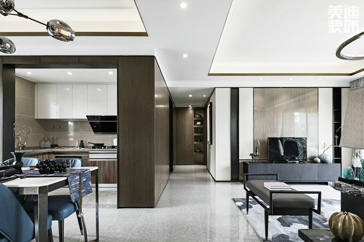 瓏湖國際180㎡新中式實(shí)拍-過道