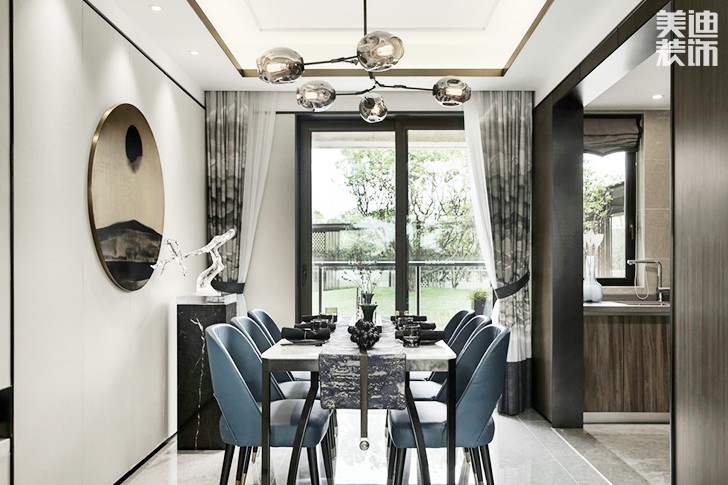 瓏湖國際180㎡新中式實(shí)拍-餐廳