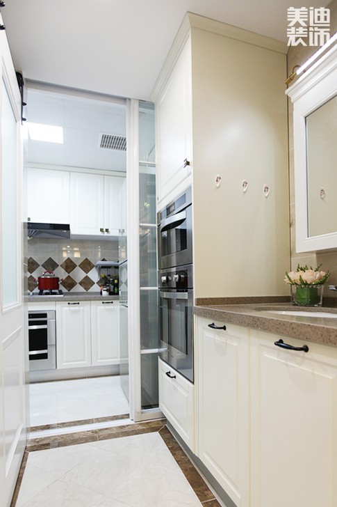 新華名苑80㎡優(yōu)雅小美風格實拍-廚房