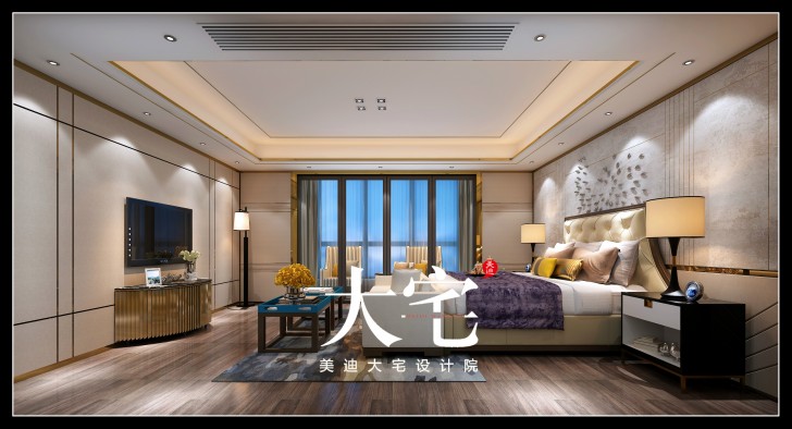 岳陽(yáng)碧桂園300平米歐式風(fēng)格裝修效果圖--臥室