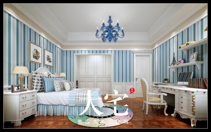 400平米簡(jiǎn)歐效果圖--兒童房