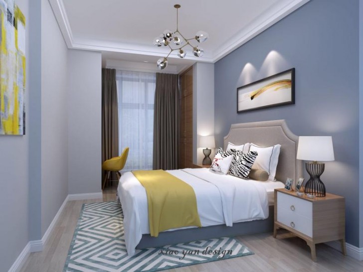 武廣國(guó)際學(xué)苑118平現(xiàn)代風(fēng)效果圖-臥室