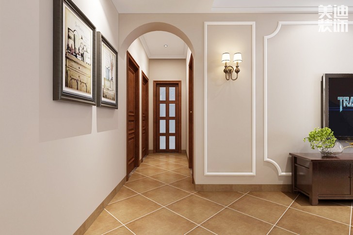 富基世紀(jì)公園香樟園135平米小美風(fēng)格--過(guò)道