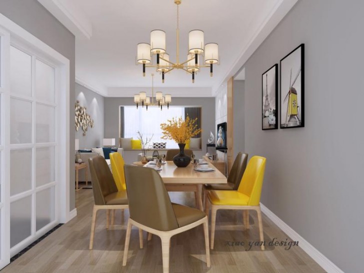 武廣國(guó)際學(xué)苑118平現(xiàn)代風(fēng)效果圖-餐廳