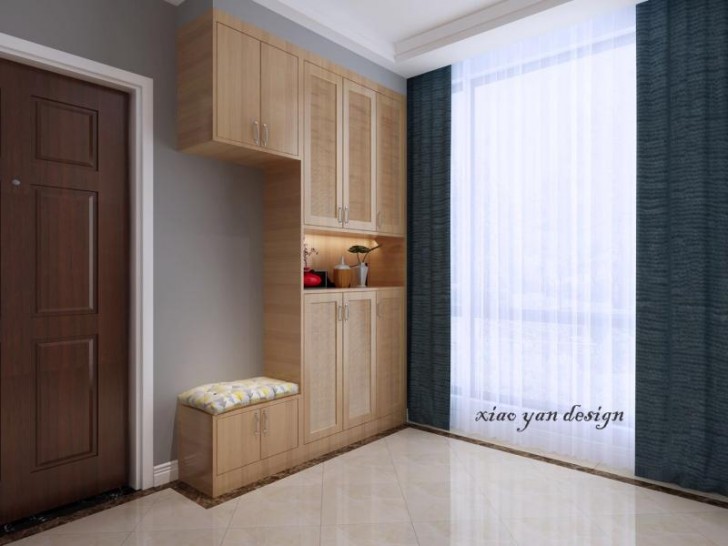 武廣國(guó)際學(xué)苑118平現(xiàn)代風(fēng)效果圖-玄關(guān)