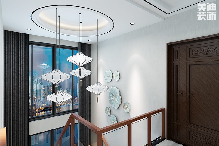 云頂天闕新中式裝修效果圖--細(xì)節(jié)