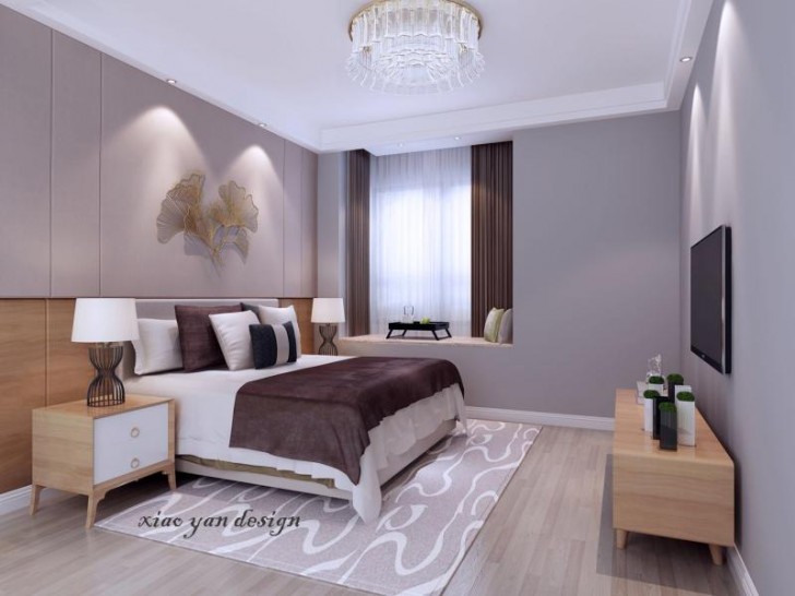 武廣國(guó)際學(xué)苑118平現(xiàn)代風(fēng)效果圖-臥室
