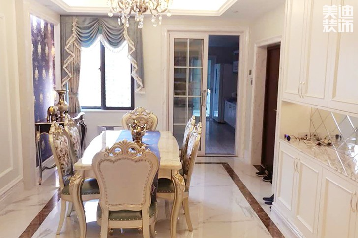 鑫遠(yuǎn)御文臺177平米歐式風(fēng)格實(shí)景圖--餐廳