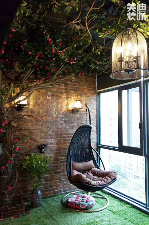 鑫遠御文臺177平米工業(yè)風實景圖--陽臺