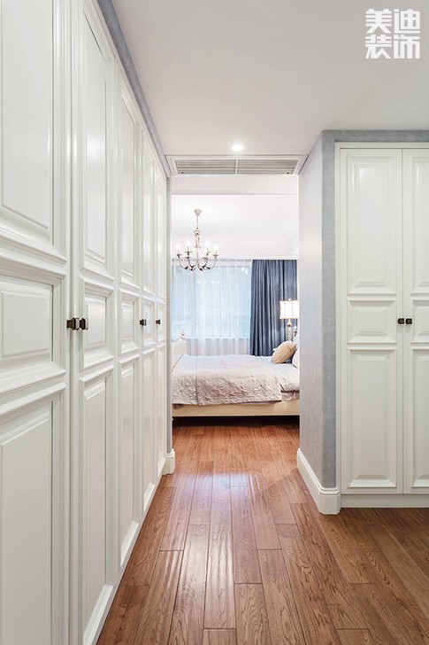 格林春天150平米輕奢法式風(fēng)格實(shí)景圖--臥室