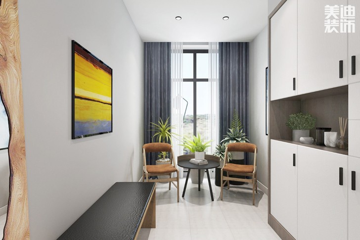 東方城市廣場(chǎng)140平米現(xiàn)代風(fēng)格案例圖--書房