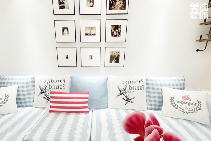 駿景豪庭120平米地中海風(fēng)格裝修效果圖--客廳