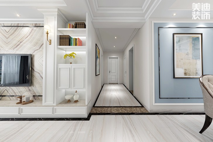 和 緣121平米歐式風格裝修效果圖--過道