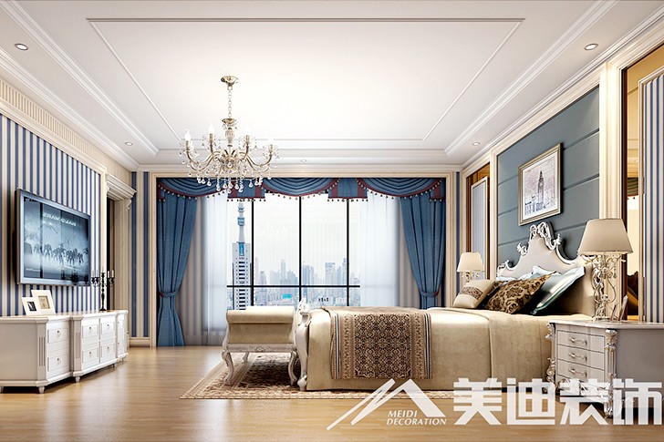 	岳陽縣私人別墅400平歐式裝修風(fēng)格--二樓男孩房