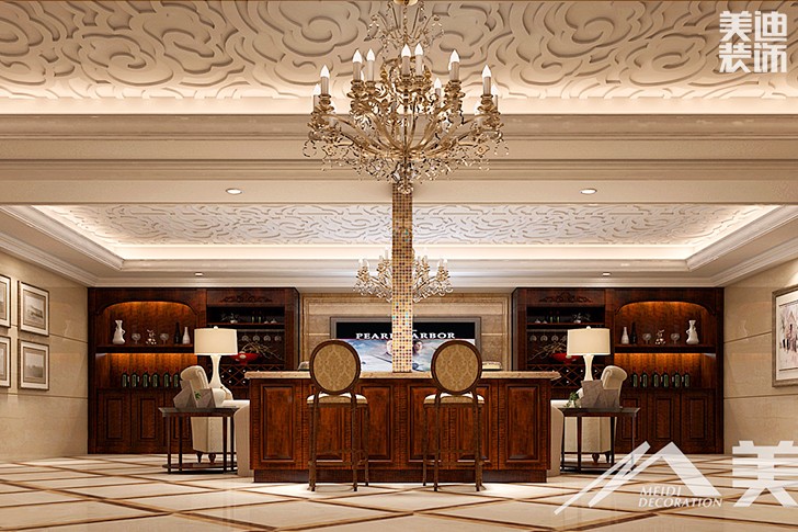 	岳陽縣私人別墅400平歐式裝修風(fēng)格--地下室1