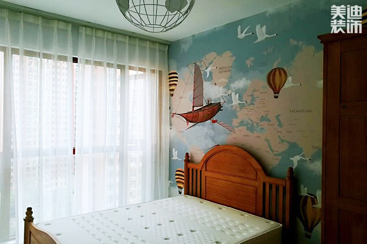 乾源國際115㎡現(xiàn)代簡約裝修案例圖--臥室