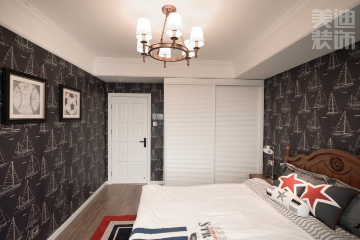 經(jīng)典小美風(fēng)格樣板房案例實景圖--臥室
