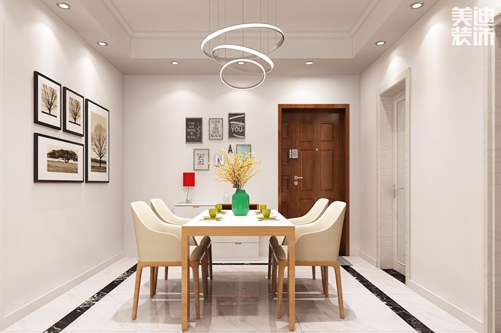 理想家園98平現(xiàn)代風(fēng)格裝修效果圖--餐廳