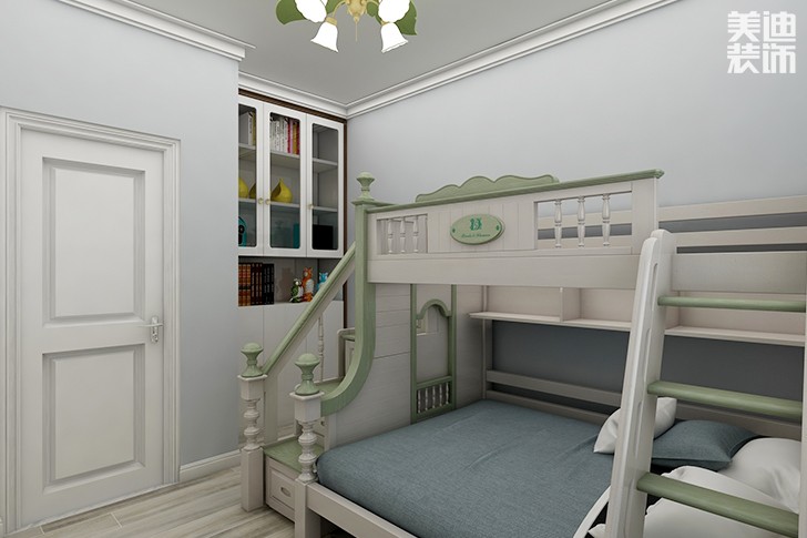 水岸御園129平米現(xiàn)代化風(fēng)格裝修效果圖--小孩房1