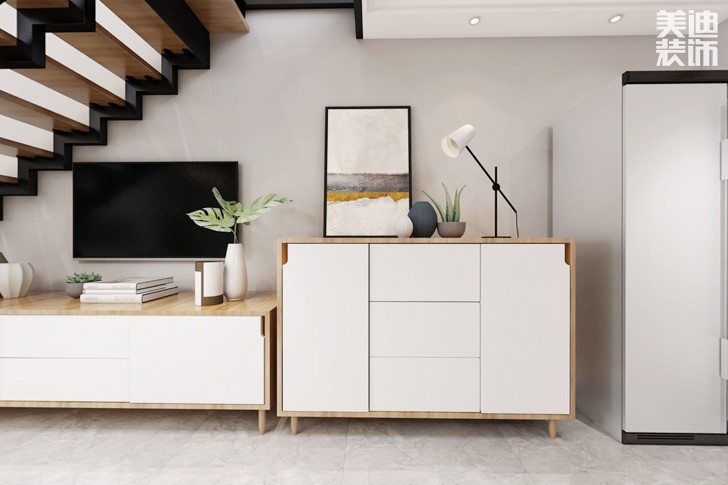 達(dá)美白鷺郡120平米北歐風(fēng)格裝修效果圖--玄關(guān)