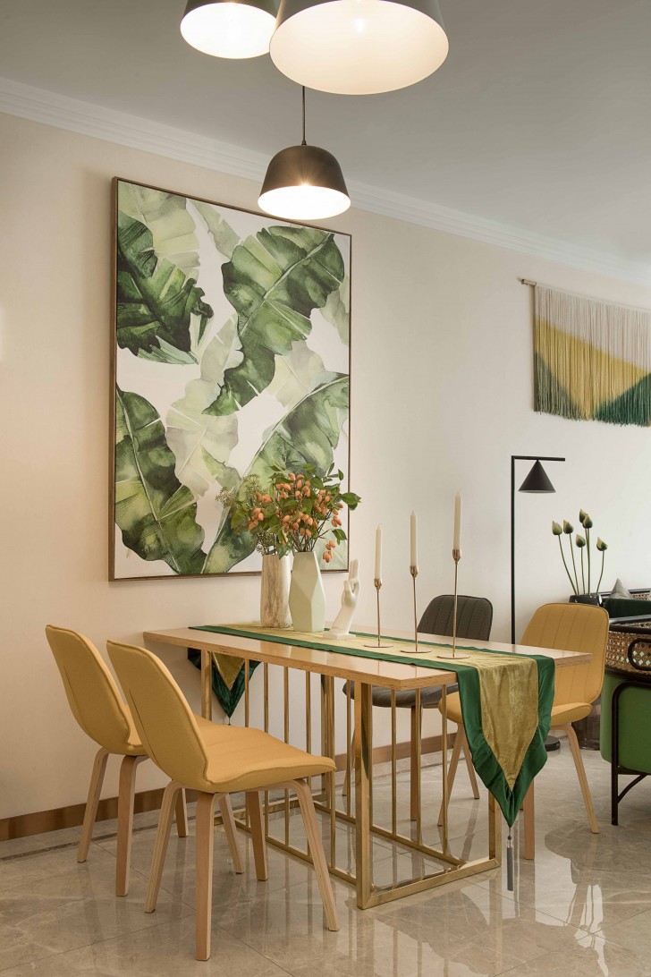 長(zhǎng)沙西店樣板房美式風(fēng)格裝修實(shí)景圖--餐廳