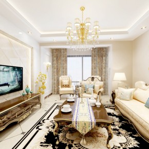 恒廣國際116平米簡歐風(fēng)格 ...