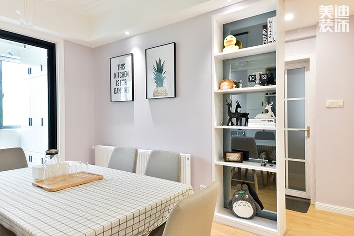 科大佳園120平日式MUJI風裝修案例圖-展示柜