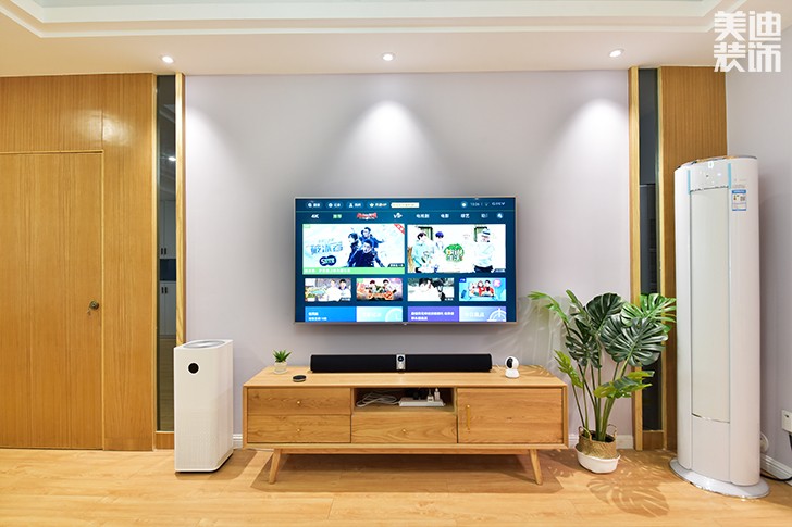 科大佳園120平日式MUJI風裝修案例圖--客廳