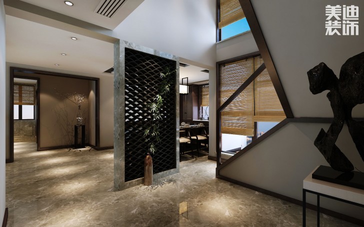 蘭僑公館320平米新中式風(fēng)格裝修案例效果圖--其他