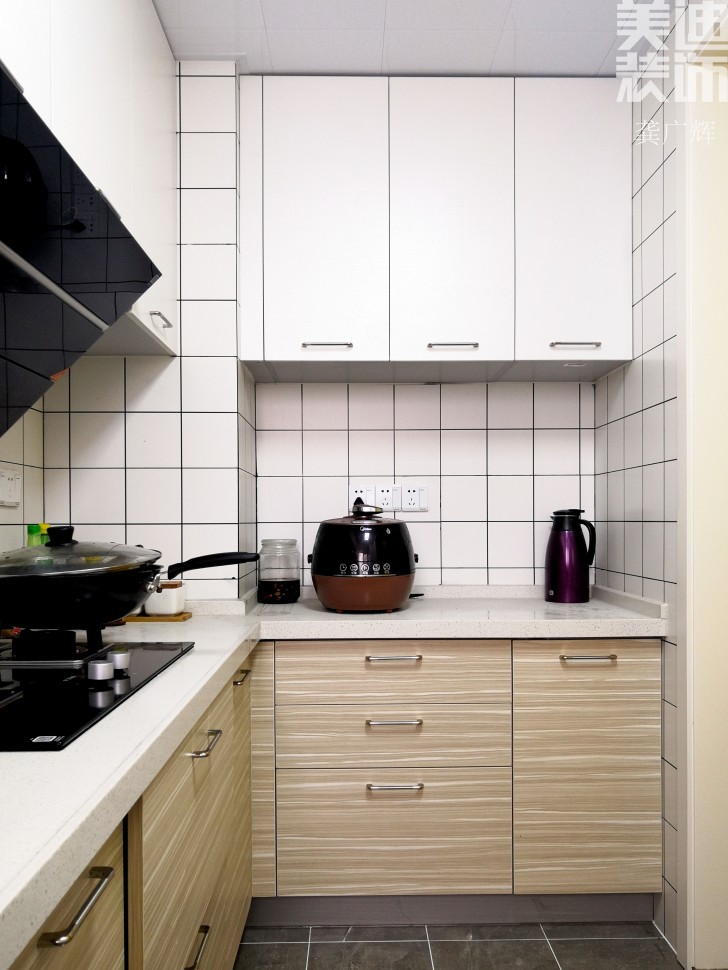 嘉宇銀杉120平米北歐風(fēng)格裝修案例實(shí)拍圖--廚房