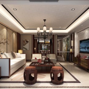 海倫春天460平米中式風(fēng)格 ...