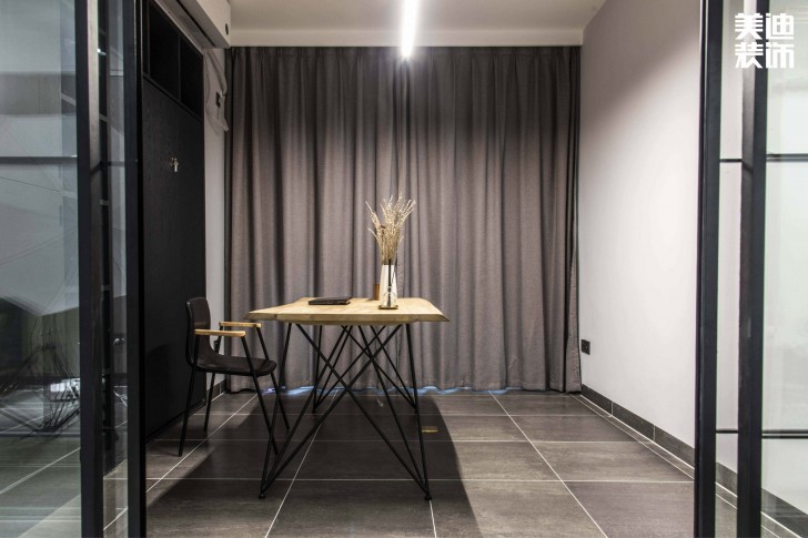 北大資源理想家園88平米北歐風(fēng)格實(shí)拍案例--書房