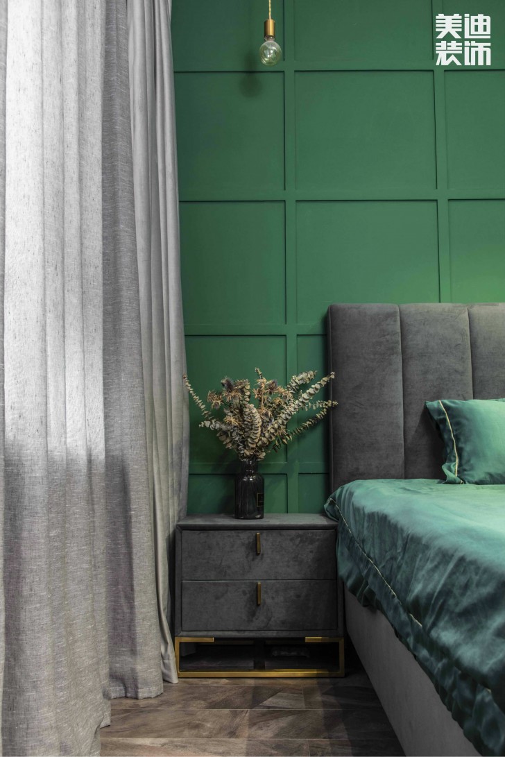 北大資源理想家園88平米北歐風(fēng)格實(shí)拍案例--臥室