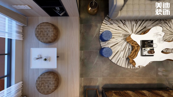 濱江中心城117平方米現(xiàn)代輕奢風(fēng)格案例效果圖--其他