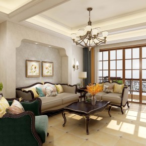 明昇壹城128平方米美式風 ...