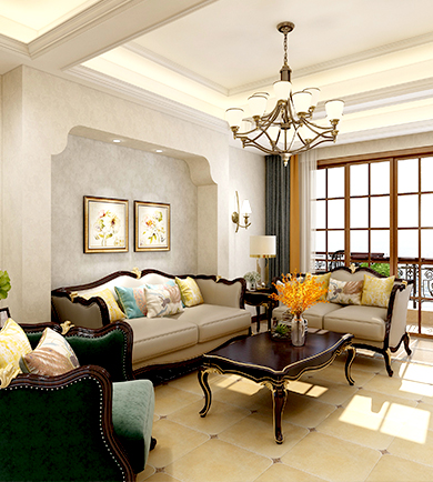 明昇壹城128㎡美式風(fēng)格案 ...