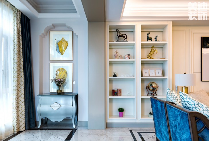 中隆國際御璽220平米美式輕奢風(fēng)裝修案例實(shí)拍圖-細(xì)節(jié)