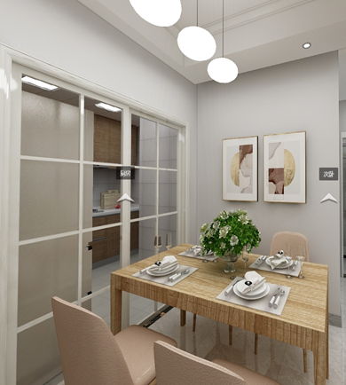 平吉上苑85㎡北歐風(fēng)格全房 ...