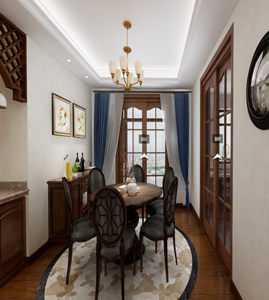 聯(lián)通小區(qū)160m2美式風(fēng)格全 ...