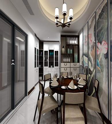 金地三千府150㎡新中式風 ...