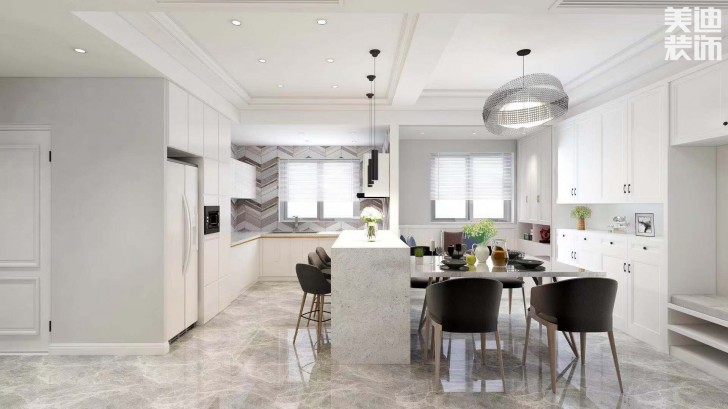 長(zhǎng)盛嵐庭105㎡現(xiàn)代風(fēng)格案例效果圖