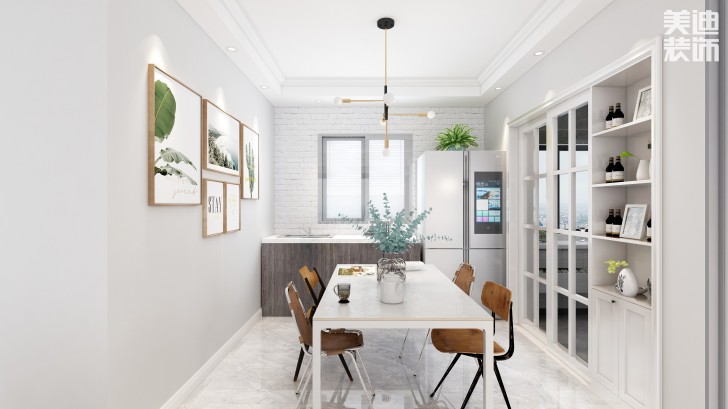 水墨林溪135㎡現(xiàn)代風(fēng)格案例效果圖