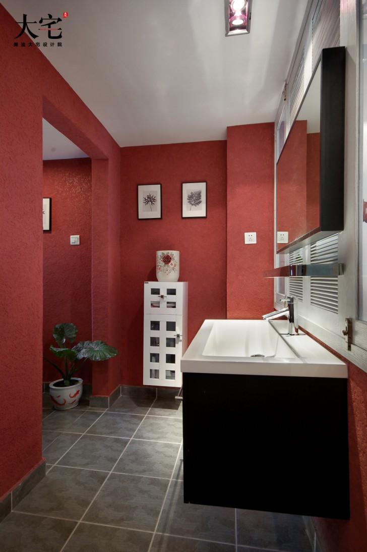 萬(wàn)科西街花園138平方米Loft民宿風(fēng)案例效果圖-衛(wèi)生間