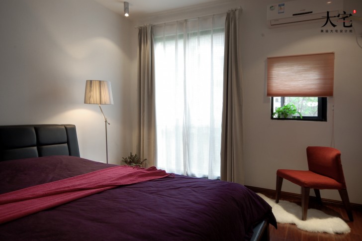 萬(wàn)科西街花園138平方米Loft民宿風(fēng)案例效果圖-臥室